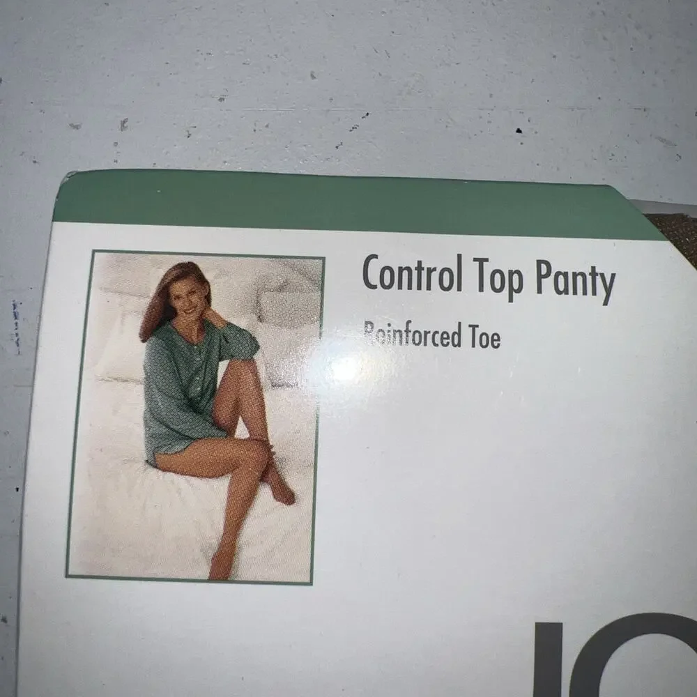 Vintage Jockey Pantyhose Control Top A Small Sheer & Comfortable, Honey Beige